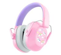iClever Cuffie con cancellazione del rumore per bambini, SNR 29 dB, cuffie antirumore di sicurezza per autismo, aiuto sensoriale e concentrazione, protezione dell'udito per fuochi