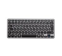 iClever Tastiera Bluetooth, tastiera Mac senza fili, layout tedesco QWERTZ, ricaricabile, commutazione tra 3 dispositivi con tastiera wireless Multi Device Mac, per MacBook Pro/Air, iMac
