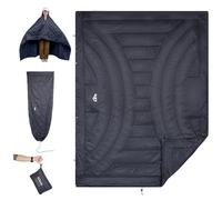 iClimb 3M Thinsulate - Coperta termica da campeggio, ultraleggera, compatta (grigio scuro)