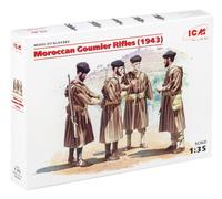 ICM 035565 - 1/35 WWII marocchina Goumier Rifles, 4 Personaggi Modellino in plastica Set
