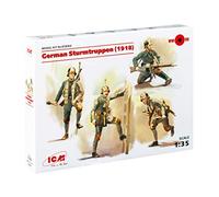 German Sturmtruppen 1918 (4 figures) 1:35 ICM35692 - icm modellismo