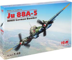 ICM 048232 - Modellino Aereo Junkers Ju88A-5 Bomber, Scala 1:48