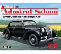 Admiral Saloon, WWII German Passenger Car 1:24 Plastic Model Kit 24023 ICM