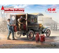 ICM 1/24 GASOLINE MODEL T 1912 DELIVERY CAR WITH AMERICAN GASOLINE LOADERS