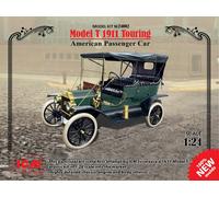 ICM 1/24 KIT EPOCA MODEL T 1911 TOURING AMERICAN MODELLINO STATICO DIECAST