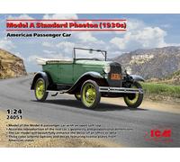 ICM 1/24 KIT MODEL A STANDARD PHAETON 1930S AMERICAN MODELLINO STATICO DIECAST