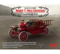 ICM 1/24 KIT MODEL T 1914 FIRETRUCK AMERICAN CAR MODELLINO STATICO DIECAST