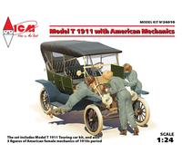 ICM 1/24 MODEL T 1911 TOURING WITH AMERICAN MECHANICS
