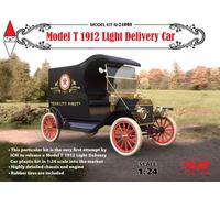 Ford Model T 1912 Light Delivery Car 1:24 Plastic Model Kit ICM