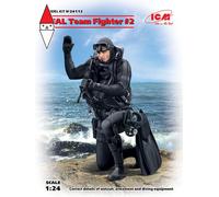 S.E.A.L. SEAL Team Fighter #2 (100% New Molds) 1:24 Plastic Model Kit 24112 ICM