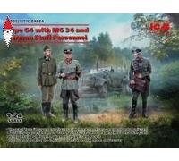 ICM 24024 - 1:24 Tipo G4 Con MG 34 And German Personale - Nuovo