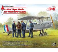 ICM 1/32 DH. 82A TIGER MOTH WITH WWII RAF CADETS