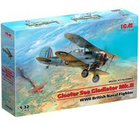 ICM- 1:32-Gloster Gladiatore del Mare MK.II, ICM32042