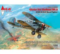 ICM 1/32 GLOSTER SEA GLADIATOR MK.II WWII BRITISH NAVAL FIGHTER