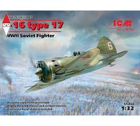 ICM 1/32 I-16 TYPE 17 WWII SOVIET FIGHTER