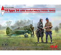 ICM 1/32 I-16 TYPE 24 WITH SOVIET PILOTS (1939-1942)