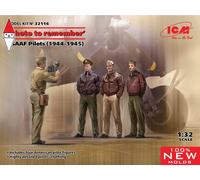 Photo To Remember, Usaaf Pilots WWII (1944-1945) 1:32 Plastic Model Kit ICM
