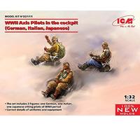ICM 32111 WWII Axis Pilots in the cockpit 1:32 modellismo