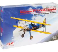 Modellino Aereo Stearman Pt-17/n2s-3 Kaydet American Training Aircraft 1/32ème