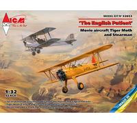 ICM 1/32 THE ENGLISH PATIENT MOVIE AIRCRAFT TIGER MOTH AND STEARMAN
