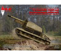 ICM 1/35 10.5CM LEFH 16(SF) AUF GESCHUTZWAGEN FCM36(F) WWII GERMAN