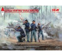 ICM 1/35 AMERICAN CIVIL WAR UNION INFANTRY (NEW MOLDS)