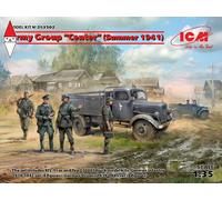 Army Group Center (summer 1941) Kfz.1, Typ L3000s + Figures 1:35 Model Kit ICM