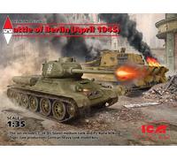 ICM 1/35 BATTLE OF BERLIN (APRIL 1945) (T-34-85 KING TIGER)