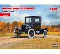 ICM 1/35 DOCTORS COUPE 1917 MODEL T AMERICAN CAR KIT 1:35 MODELLINO AUTO