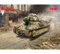 ICM 1/35 FCM 36 WWII FRENCH LIGHT TANK (NEW MOLDS)
