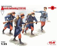 ICM 1/35 FRENCH INFANTRY (1914) (4 FIGURES)