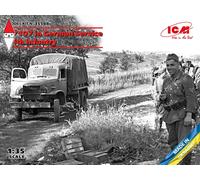 G7107 In German Service With Infantry 1:35 Plastic Model Kit ICM