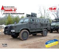 Kozak-2 Ukrainian National Guard 1:35 Plastic Model Kit ICM