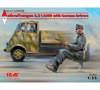 ICM 1/35 LASTKRAFTWAGEN 35 T AHN WITH GERMAN DRIVERS