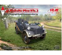 ICM 1/35 LE.GL.EINHEITZ-PKW KFZ.2 WWII GERMAN LIGHT RADIO COMMUNICATION CAR