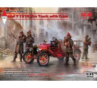 ICM 1/35 MODEL T 1914 FIRE TRUCK WITH CREW