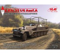 ICM 1/35 SD.KFZ.251/6 AUSF.A WWII GERMAN ARMOURED COMMAND VEHICLE