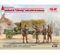 ICM 35652 1/35 Standard B "Liberty" with WWI US Infantry