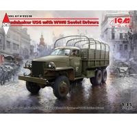 ICM 1/35 STUDEBAKER US6 WITH WWII SOVIET DRIVERS