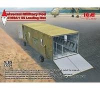 ICM 53201 - 1:3 5 Universale Military Pod Con M8A1 US Landing Mat - Nuovo