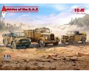 ICM 1/35 VEHICLES OF THE D.A.K