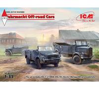 ICM DS3503 1/35 Wehrmacht Off-road Cars (Kfz.1, Horch 108 Typ 40, L1500A)