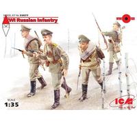 ICM 1/35 WWI RUSSIAN INFANTRY (4 FIGURES)