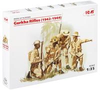 ICM 1/35 WWII 035563 Gurkha rifels, Terracotta 4 cifre Plastic Model Kit