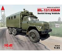 Modellino Camion Zil-131 Kshm , Soviet Army Vehicle ICM 35517 1/35ème Cha