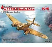 ICM 48265 1/48 He 111H-6 North Africa, WWII German Bomber