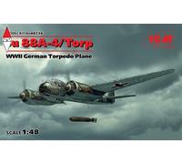 ICM 1/48 JU 88A-4 TORP/A-17 WWII GERMAN TORPEDO PLANE