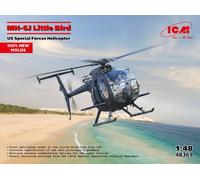 ICM 1/48 KIT ELICOTTERO MH 6J LITTLE BIRD US SPECIAL FORCES MODELLINO