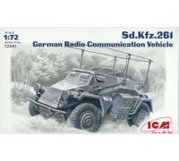 ICM 1/72 (20Mm) Sd Kfz 261 Veicolo Di Comunicazione Radio