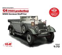ICM 1:72 - G4 (1935), WWII German Staff Car (snap fit)